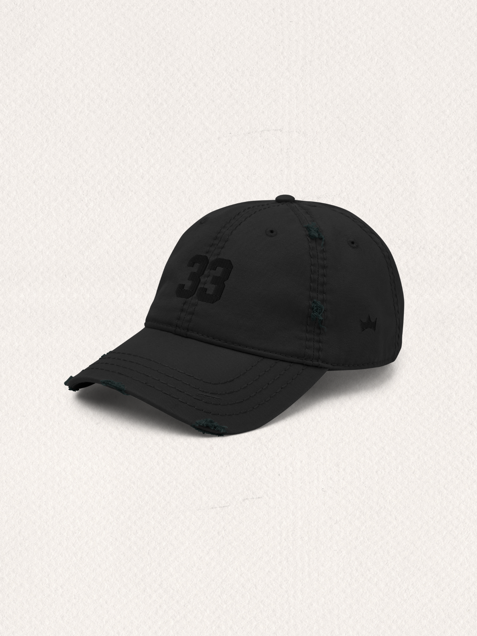33 ball cap - Black