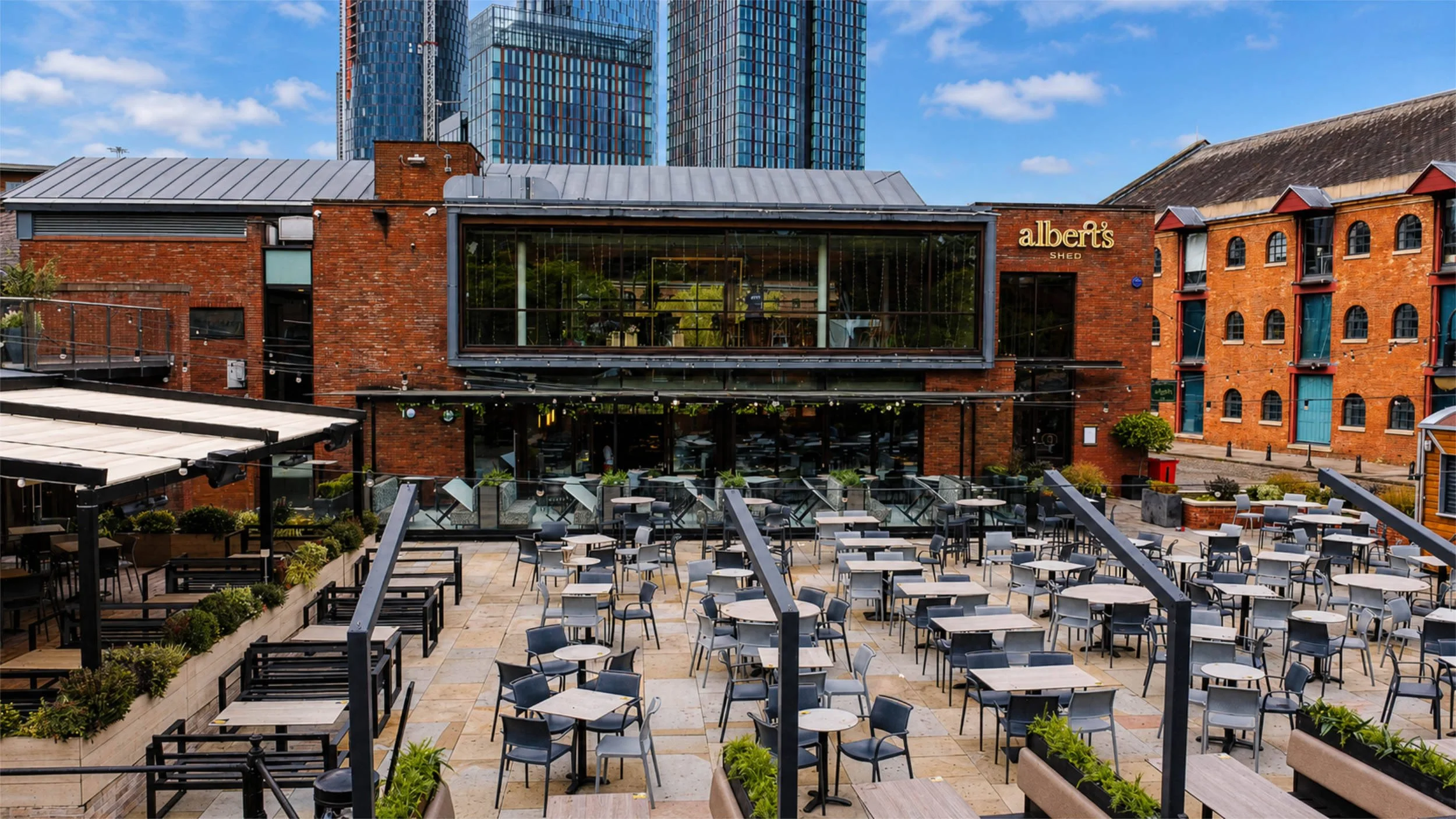 The Castlefield Rooms Albert’s Shed Outdoor Terrace
