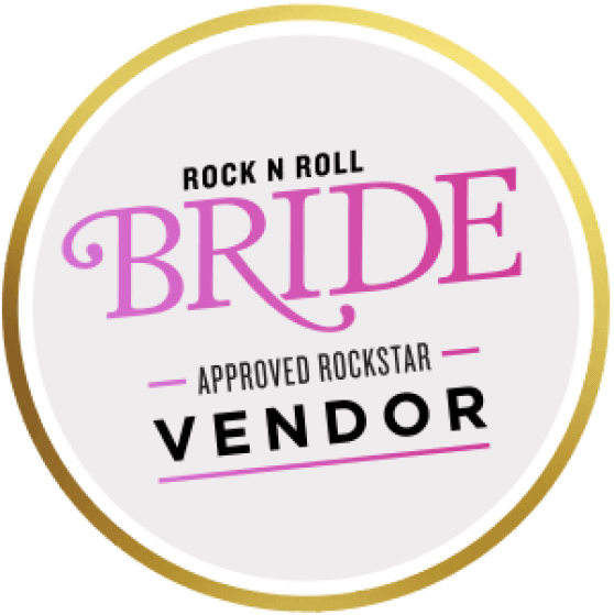 Rock N Roll Bride approved wedding photographer