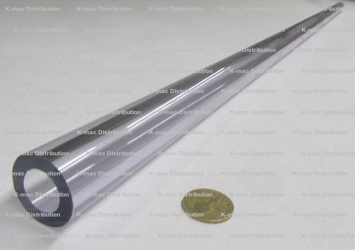 1.25" OD x .750" ID x .250" Wall Clear Polycarbonate Tube KM-8046Z