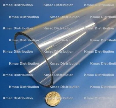 3.25" OD x 3.00" ID x .125" Wall Clear Polycarbonate Tube KM-682