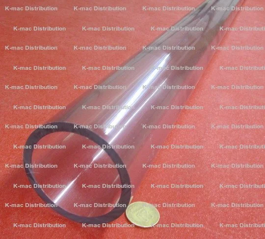 3.00" OD x 2.50" ID x .250" Wall Clear Polycarbonate Tube KM-8052Z