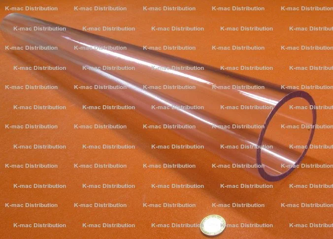 3.50" OD x 3.00" ID x .250" Wall Clear Polycarbonate Tube KM-8054Z