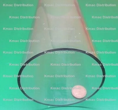 4.25" OD x 4.00" ID x .250" Wall Clear Polycarbonate Tube KM-8032Z