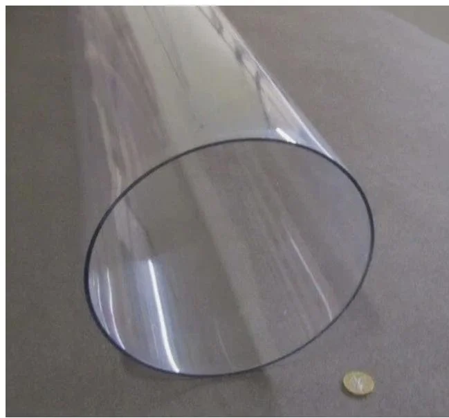 10.0" OD x 9.75" ID x .125" Wall x 96” Length Clear Polycarbonate Tube KM-8043Z