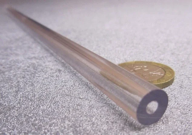 .375" OD x .125" ID x .125" Wall Clear Polycarbonate Tube KM-2105K