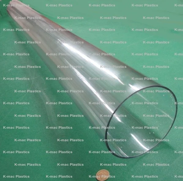 6.00" OD x 5.75" ID x .125" Wall Clear Polycarbonate Tube KM-954