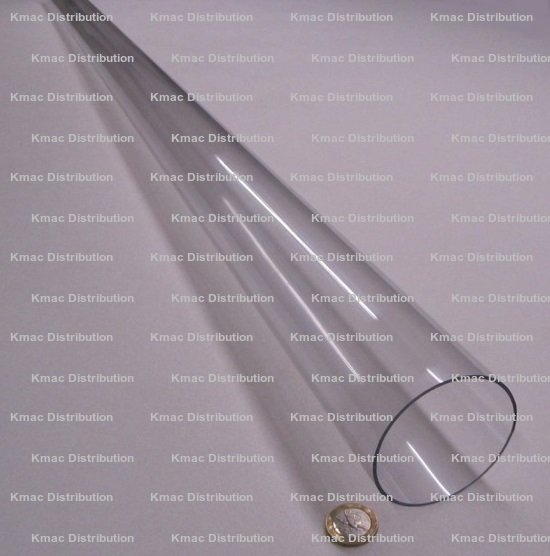 2.75" OD x 2.625" ID x .062" Wall Clear Polycarbonate Tube KM-2177