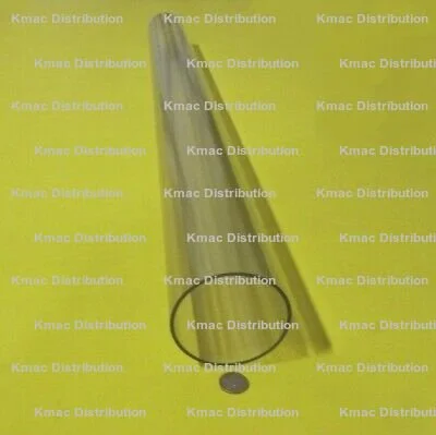 3.75" OD x 3.50" ID x .125" Wall Clear Polycarbonate Tube KM-8031Z