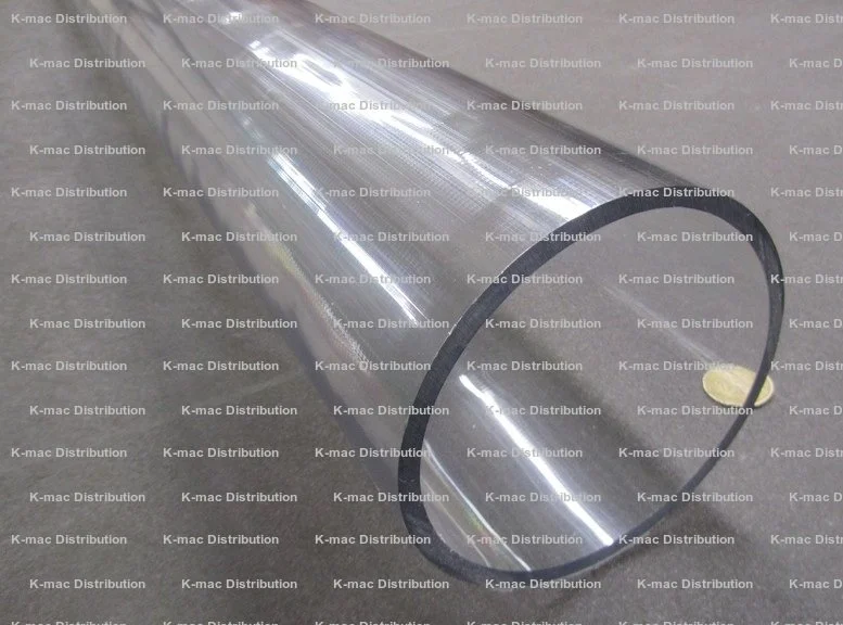 4.75" OD x 4.25" ID x .250" Wall Clear Polycarbonate Tube KM-8058Z