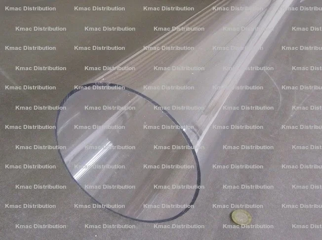 6.50" OD x 6.25" ID x .125" Wall Clear Polycarbonate Tube KM-8038Z