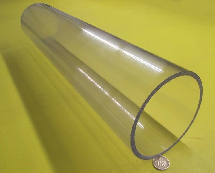 5.50" OD x 5.00" ID x .250" Wall Clear Polycarbonate Tube KM-8061Z