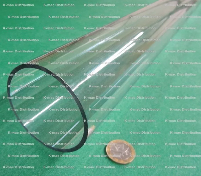 2.75" OD x 2.50" ID x .125" Wall Clear Polycarbonate Tube KM-949