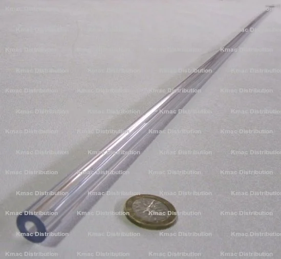 .500" OD x .187" ID x .156" Wall Clear Polycarbonate Tube KM-8026Z