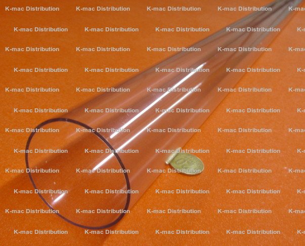 2.25" OD x 2.125" ID x .062" Wall Clear Polycarbonate Tube KM-2175