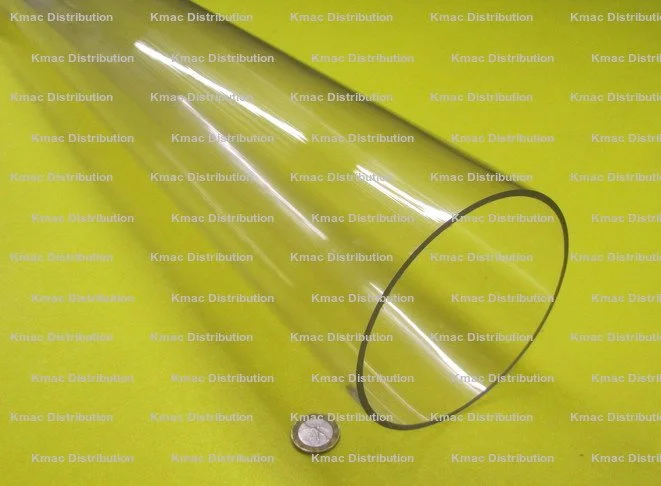 4.75" OD x 4.50" ID x .125" Wall Clear Polycarbonate Tube KM-8034Z
