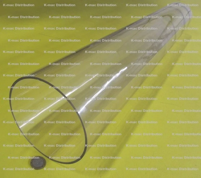 5.50" OD x 5.25" ID x .125" Wall Clear Polycarbonate Tube KM-8037Z