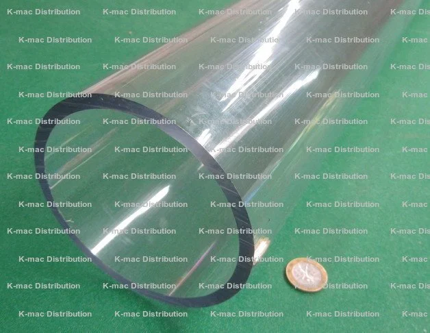 4.00" OD x 3.50" ID x .250" Wall Clear Polycarbonate Tube KM-8056Z