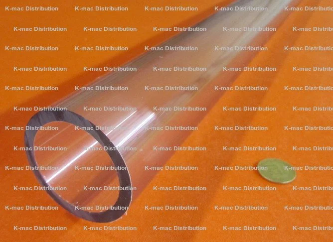 2.50" OD x 2.00" ID x .250" Wall Clear Polycarbonate Tube KM-8050Z