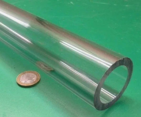 1.75" OD x 1.25" ID x .250" Wall x 48" Clear Polycarbonate Tube KM-9001-P