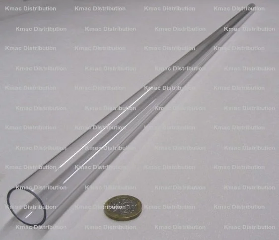 1.00" OD x .875" ID x .062" Wall Clear Polycarbonate Tube KM-941
