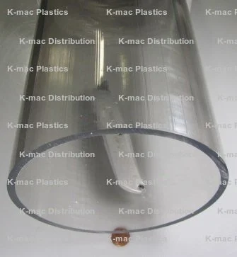 7.00" OD x 6.50" ID x .250" Wall Clear Polycarbonate Tube KM-8063Z
