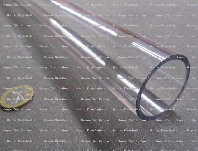 1.625" OD x 1.375" ID x .125" Wall Clear Polycarbonate Tube KM-8029Z