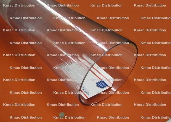 12.0" OD x 11.50" ID x .250" Wall x 96” Length Clear Polycarbonate Tube KM-8067Z