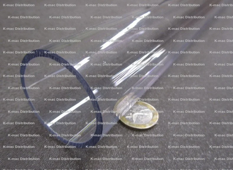 1.875" OD x 1.625" ID x .125" Wall Clear Polycarbonate Tube KM-8030Z