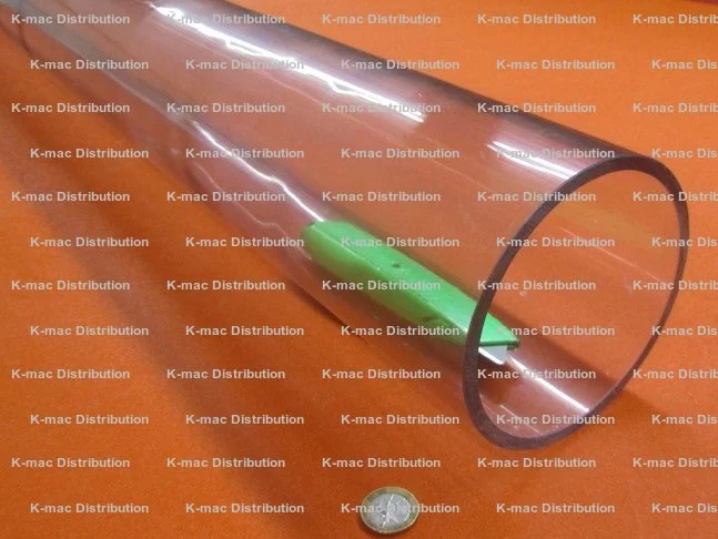 5.00" OD x 4.50" ID x .250" Wall Clear Polycarbonate Tube KM-8059Z
