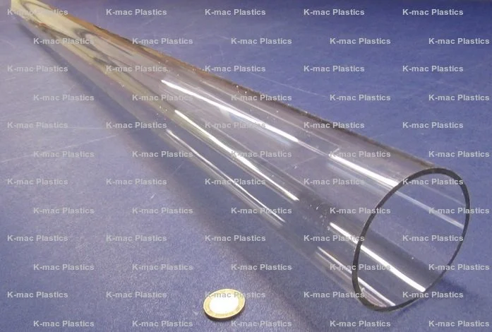 3.00" OD x 2.75" ID x .125" Wall Clear Polycarbonate Tube KM-950
