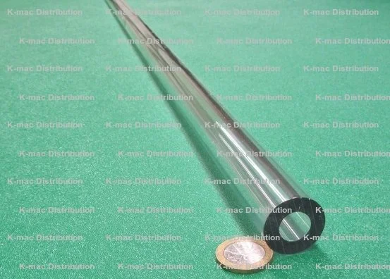 1.00" OD x .500" ID x .250" Wall Clear Polycarbonate Tube KM-8045Z