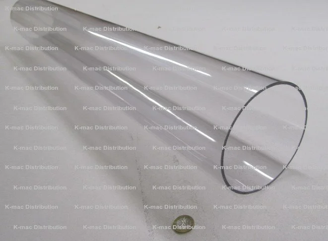 5.00" OD x 4.75" ID x .125" Wall Clear Polycarbonate Tube KM-953