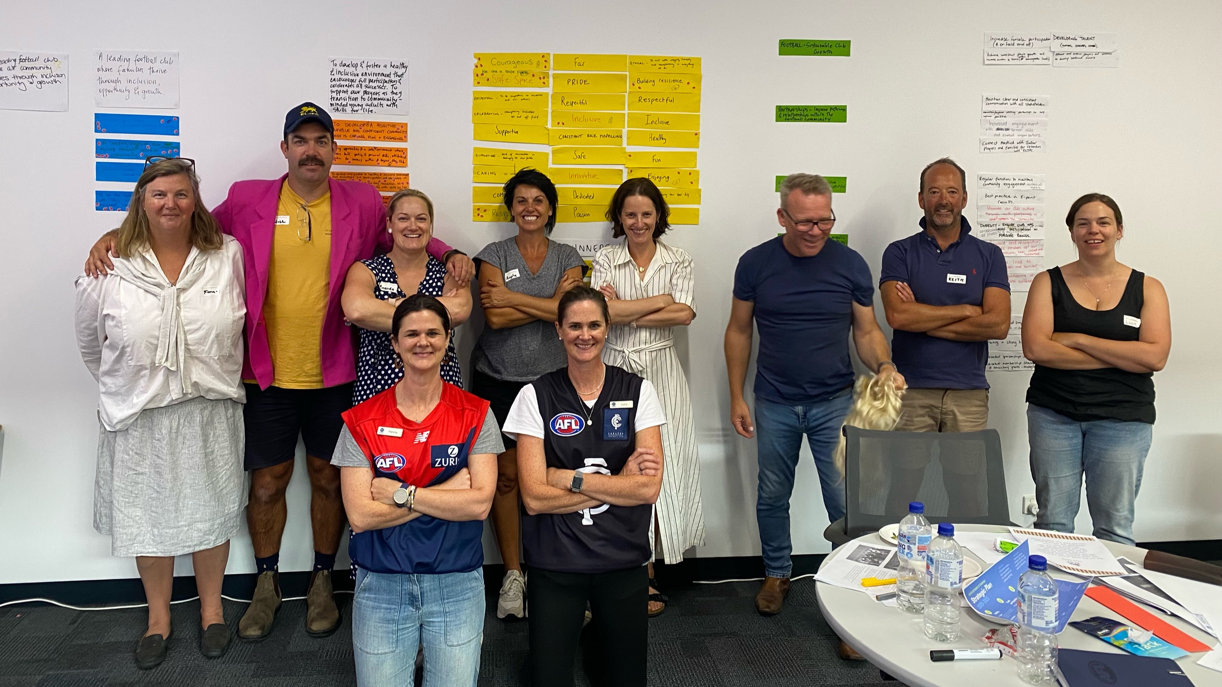 Penny Terry leading a team workshop on alignment and communication.