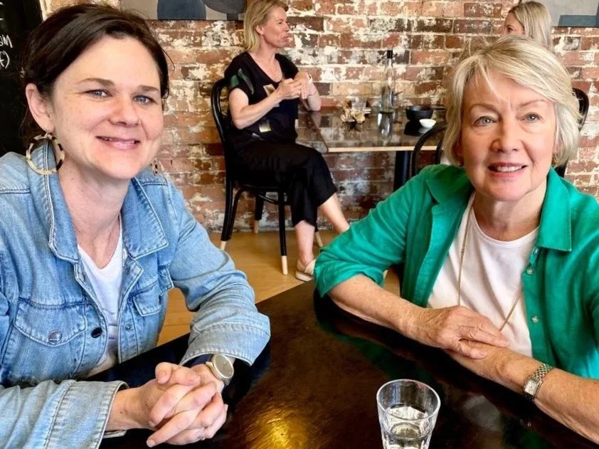 Penny Terry with a client during an effective communication mentoring session.