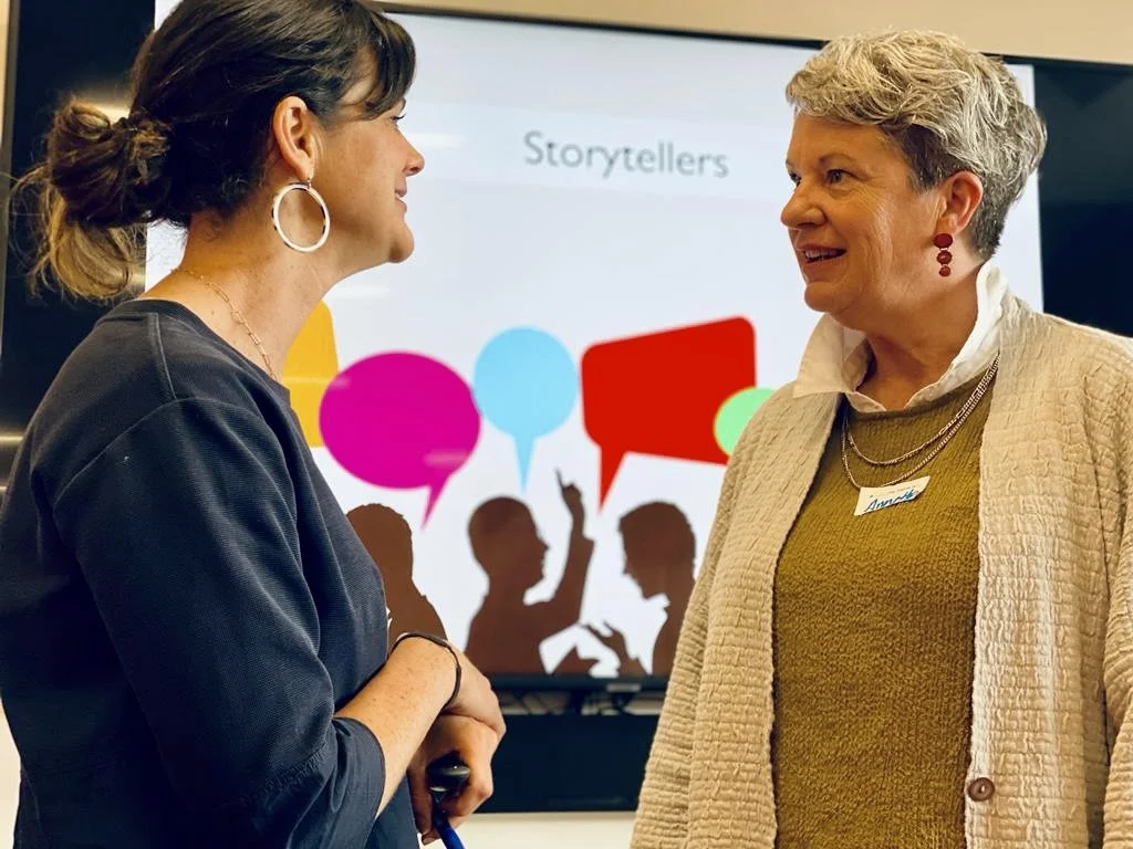 Penny Terry during a training session on creating community storytellers for the Early Years Sector