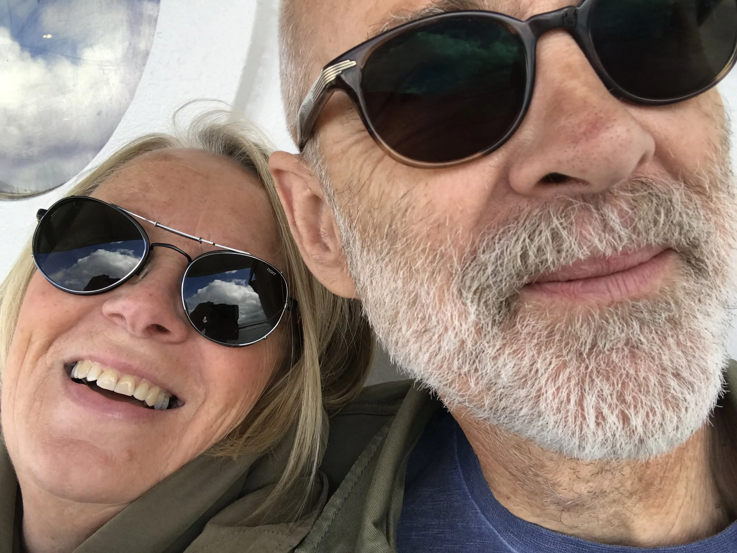 Textilformgivare Catarina Larsson och konstnär P-O Larsson