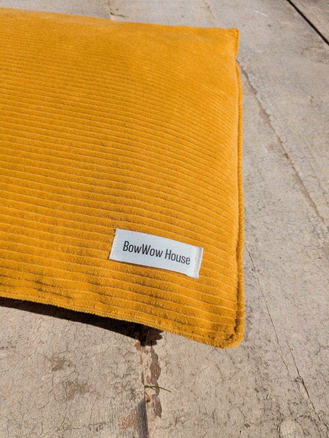 Pooch Pillow | Handmade Cotton Corduroy Dog Bed