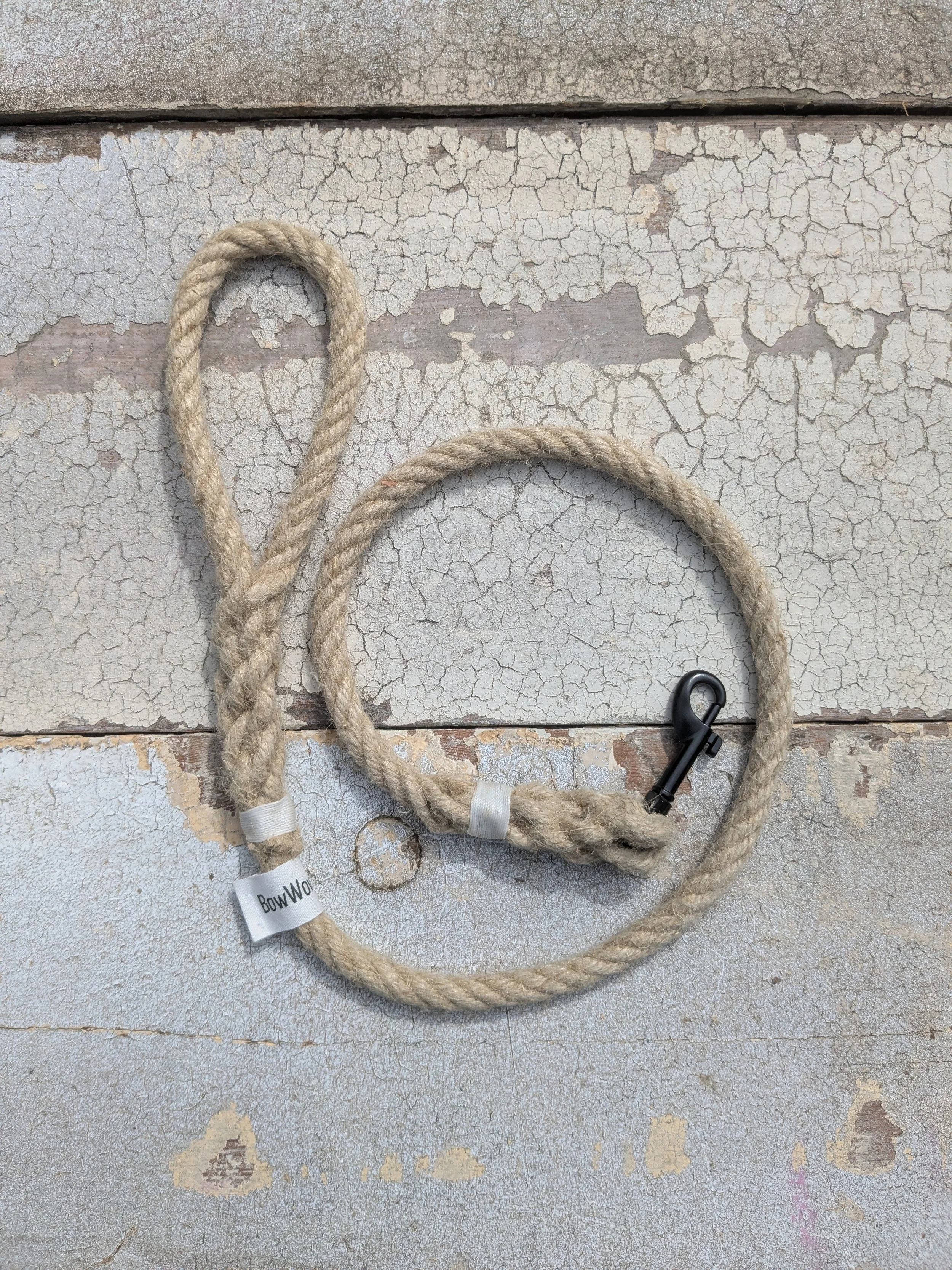 Hemp Lead - White Detail