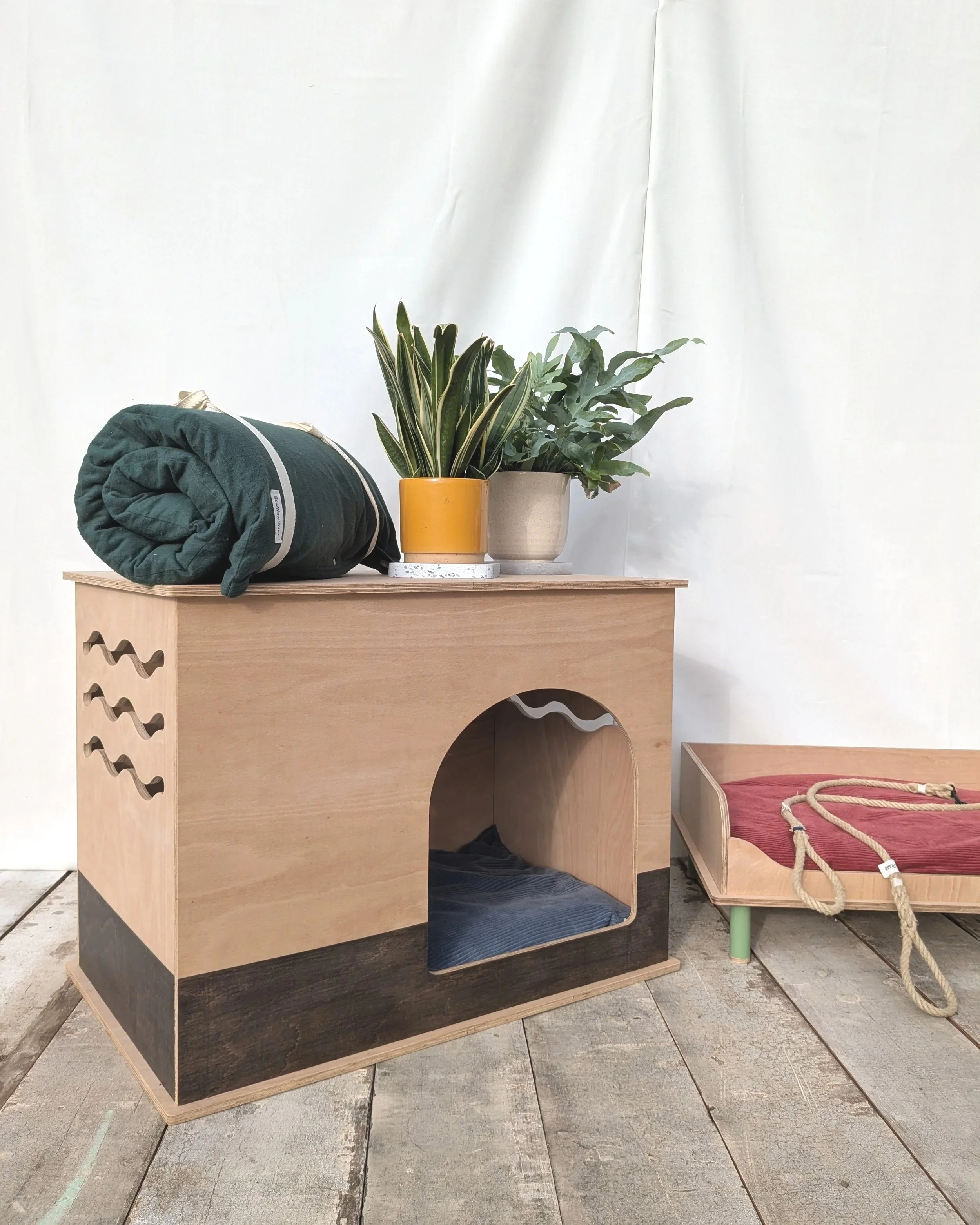 Doggy Den | Designer Wooden Interior Dog Cave