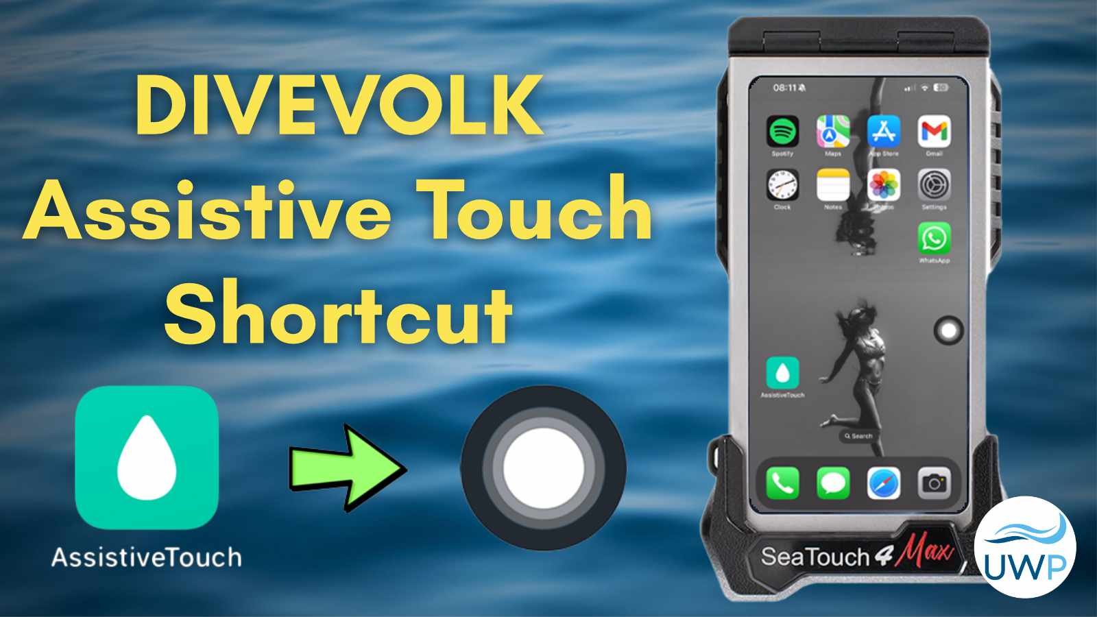 Divevolk Assistive Touch: The One-Tap Shortcut Every Diver Needs