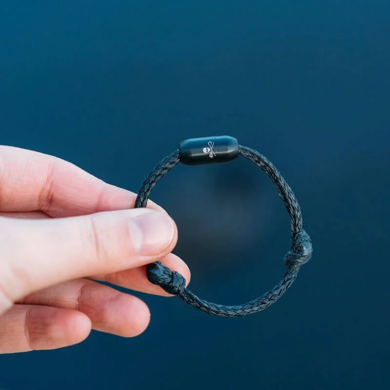 The bracelets from Bracenet are made in Hamburg, Germany from fishing nets that have been recovered from the world’s oceans.