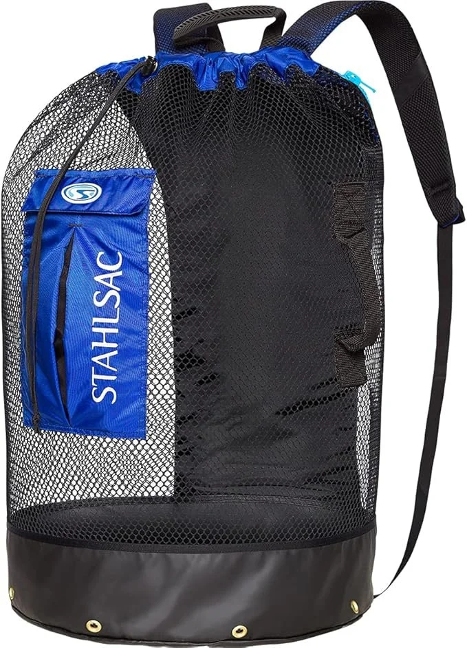 Stahlsac Bonaire Mesh Backpack – rugged, roomy and ready for your next dive expedition.
