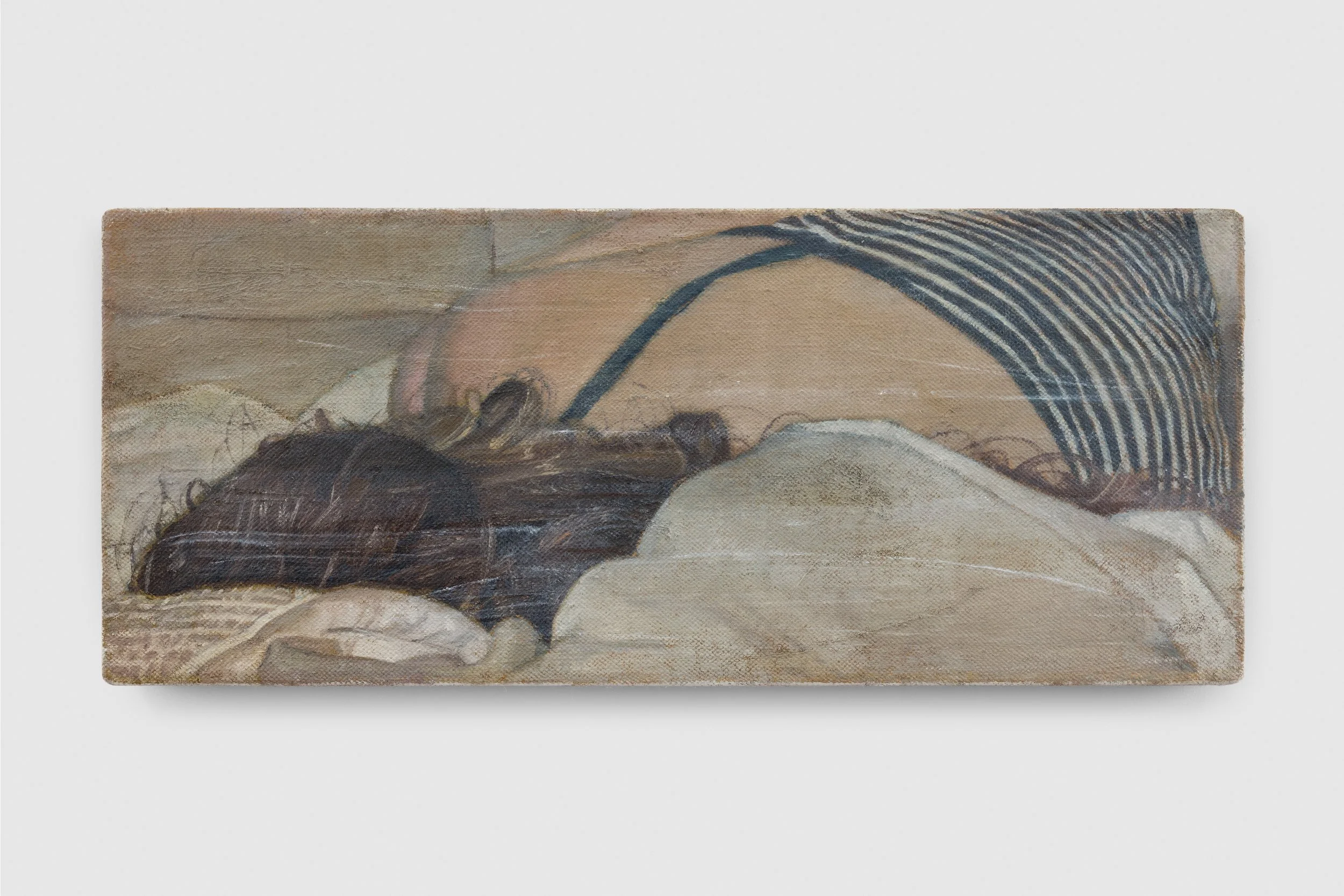 Image of oil paint portrait depicting a sleeping woman