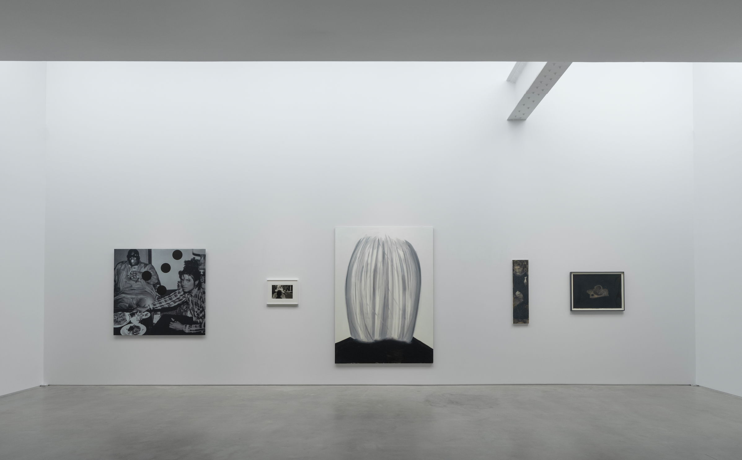 An image featuring an exhibition of oil paintings at Gladstone.. 