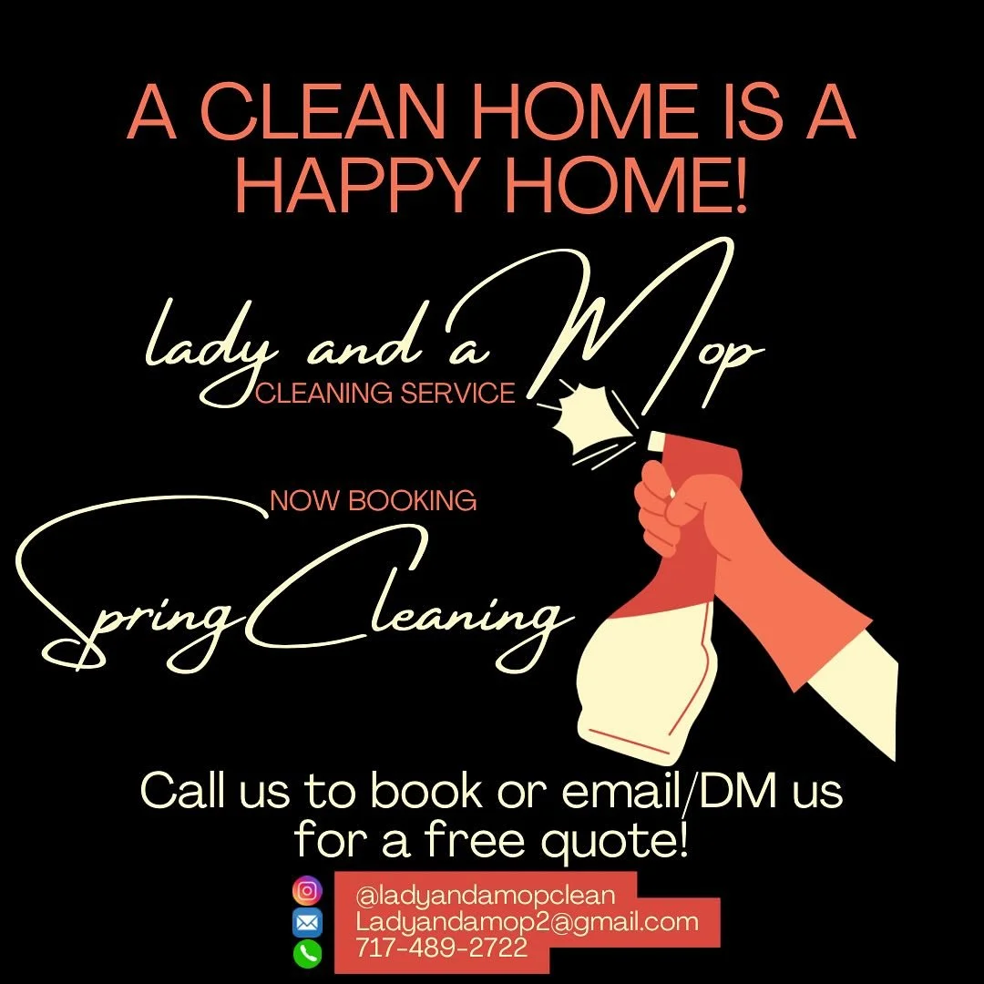 Schedule your Spring cleaning!