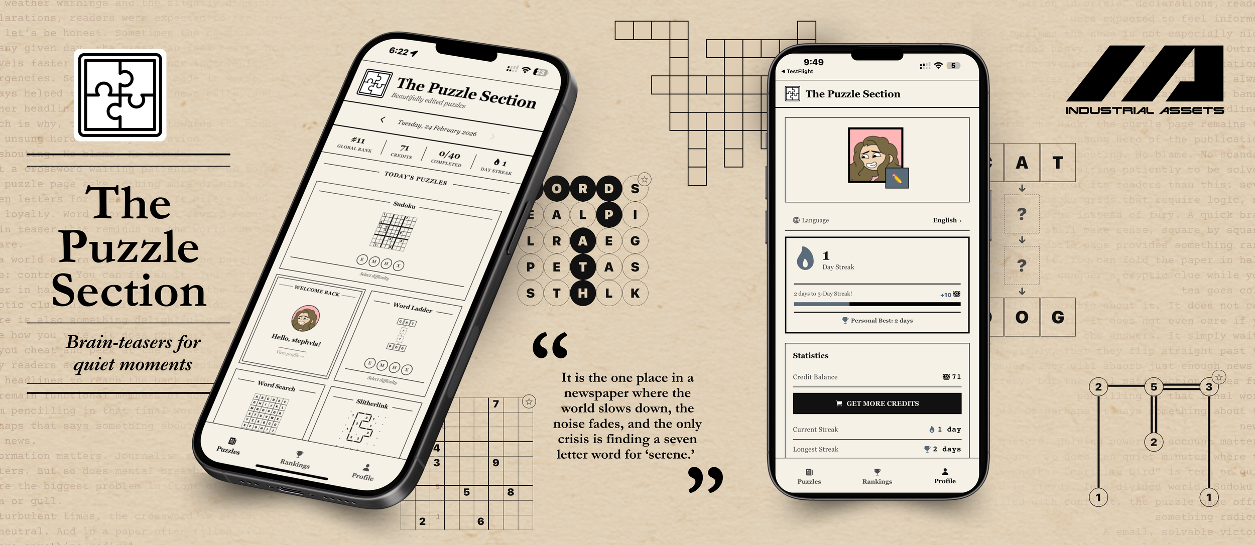 The Puzzle Section - IOS Moblie App Store.png