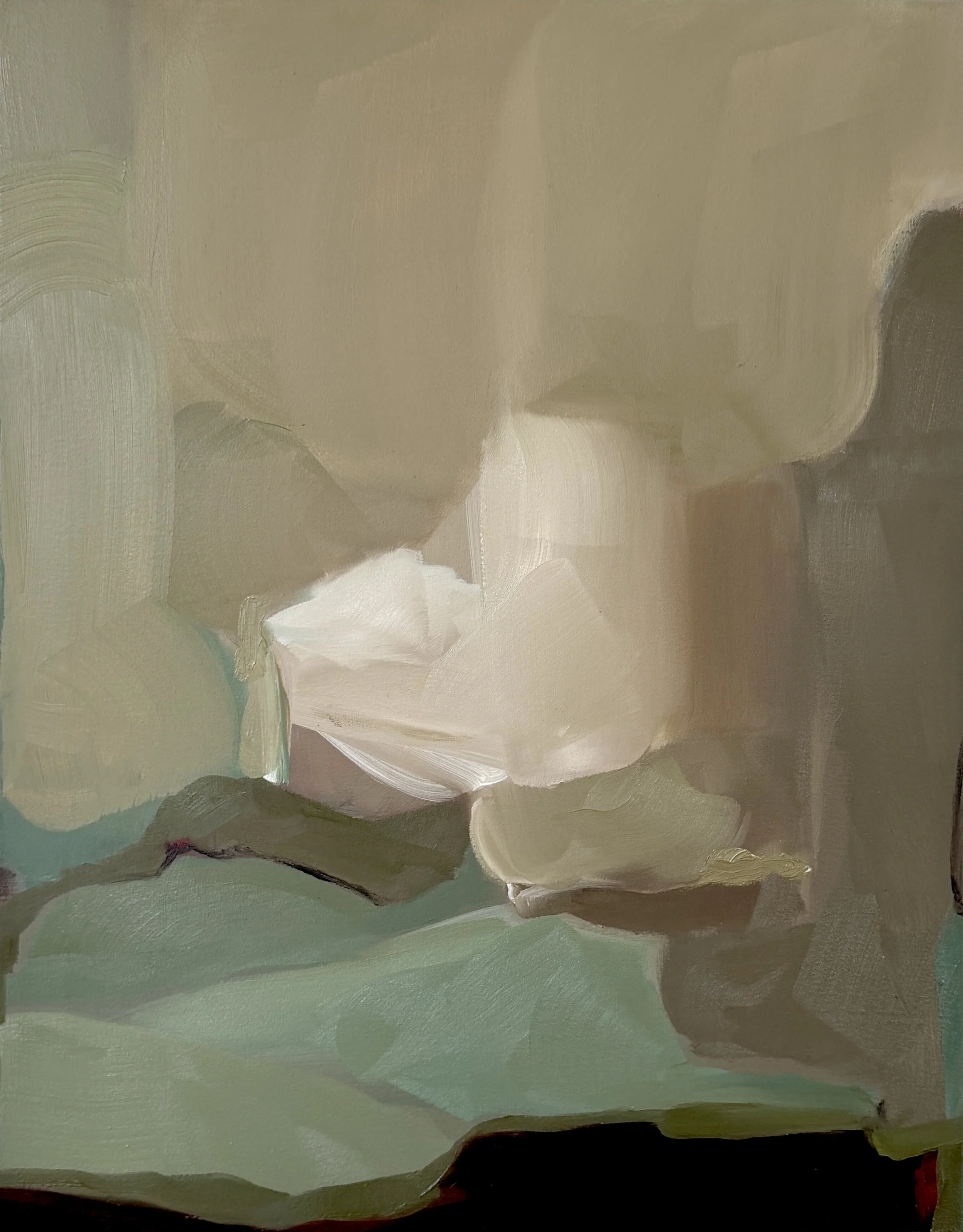 Field Study, mixed media on canvas