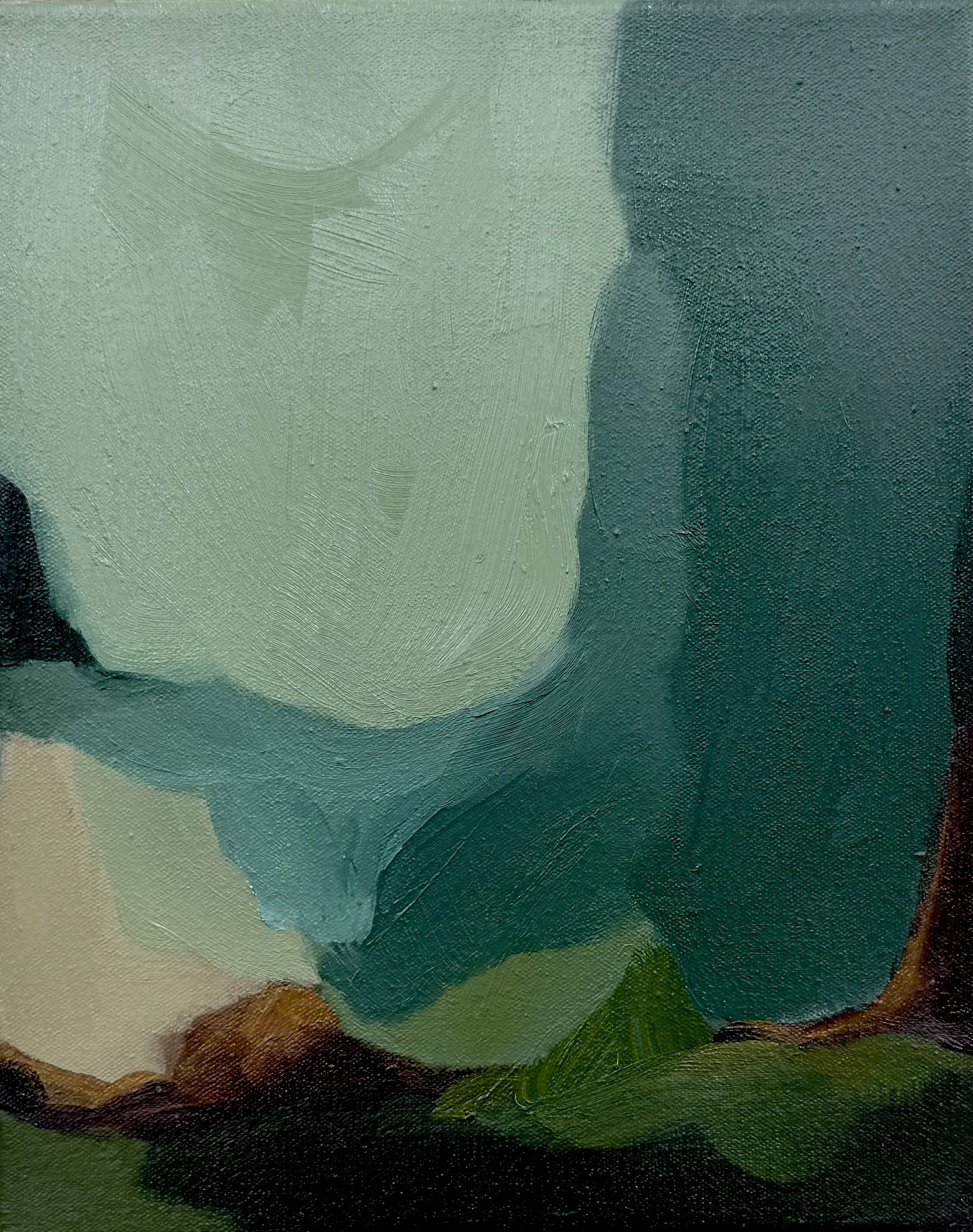 Sweet Path abstract oil painting carrie jean Goldsmith