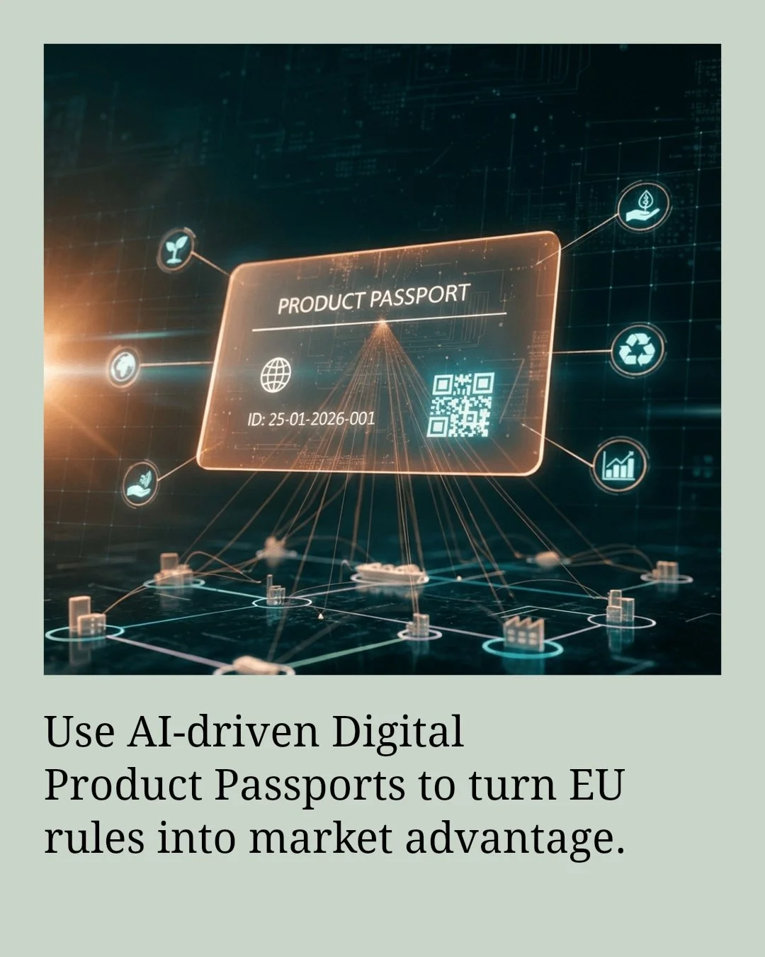 Navigating EU sustainability regulations doesn't have to be a maze. With Digital Product Passports powered by AI and GS1 standards, compliance becomes a clear path to market advantage and brand loyalty.

Ready to turn complex rules into your competit